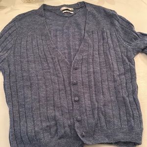 Mango cardigan blue size XS